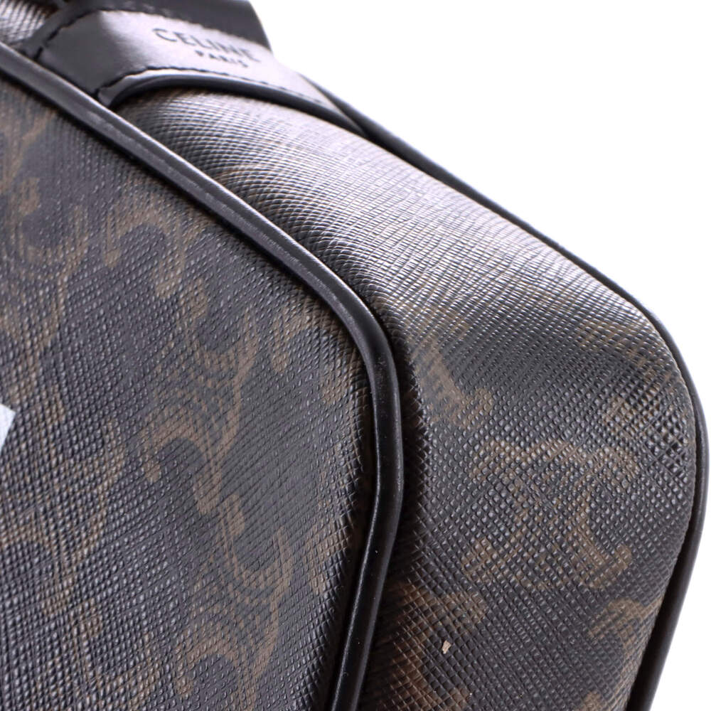 Celine Logo Messenger Bag Triomphe #253740C10B - Picture 6 of 7